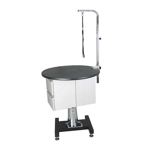 Hydraulisk løftestriglebord med skab